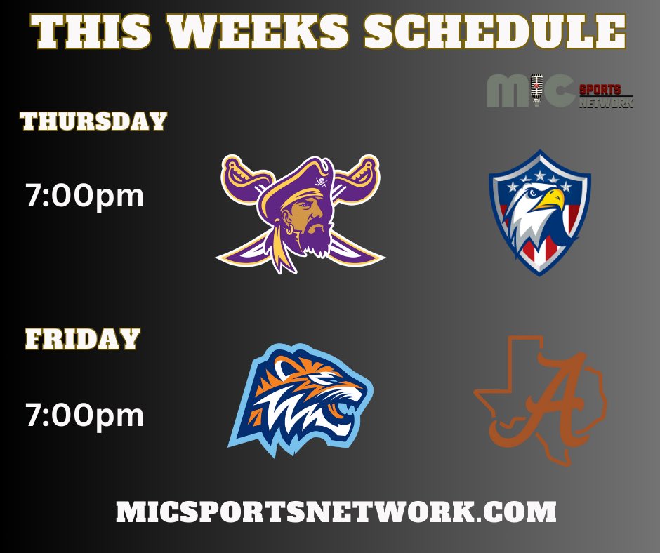 MIC Sports Network (@micsportsnetwrk) on Twitter photo WEEK 1 on Micsportsnetwork.com
Remember - we steam at no cost to you. FREE of charge!
Tune in and spread the word!
We’re excited to be back out there.
#txhsfb
<a href="/MillerBucNation/">CC Roy Miller HS Football</a> <a href="/VMAthletics/">Veterans Memorial Eagle Athletics</a> <a href="/TheProgramCTFB/">Carroll Football 🐅</a> <a href="/AliceAthletics1/">@AliceAthletics</a> WEEK 1 on Micsportsnetwork.com
Remember - we steam at no cost to you. FREE of charge!
Tune in and spread the word!
We’re excited to be back out there.
#txhsfb
<a href="/MillerBucNation/">CC Roy Miller HS Football</a> <a href="/VMAthletics/">Veterans Memorial Eagle Athletics</a> <a href="/TheProgramCTFB/">Carroll Football 🐅</a> <a href="/AliceAthletics1/">@AliceAthletics</a>