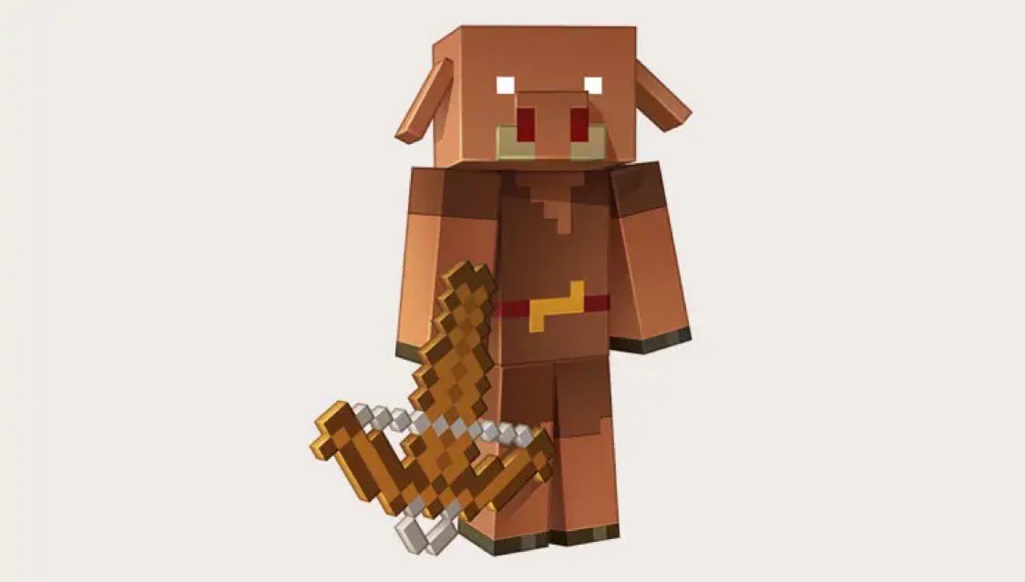 comunidademc's tweet photo. 🚨 VAZOU: A 'Malgosha', a vilã principal do live-action de Minecraft, é um piglin do Nether, provavelmente interpretada por Kate McKinnon. 

Ela é uma personagem totalmente animada e com efeitos visuais. https://t.co/9R7bxz528e
