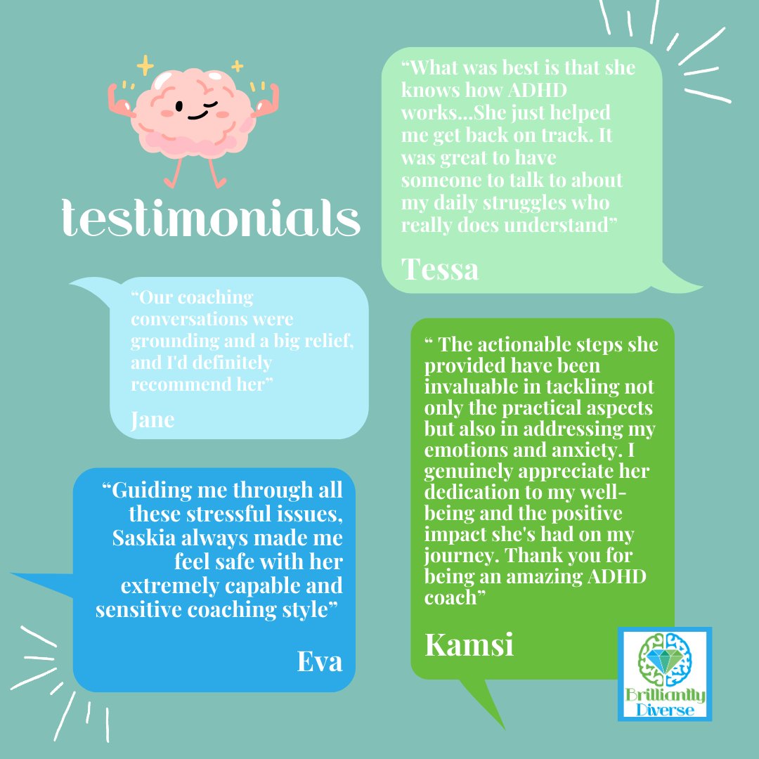 ADHD_Cyborg's tweet photo. Look, I can tell you all about how I experience coaching as being beneficial to my clients, but they are the experts on what I did to help them. So you might want to hear it in their own words!
#testimonials #coaching #neurodiversesquad #buildabetterlife https://t.co/rSTSLymsj0
