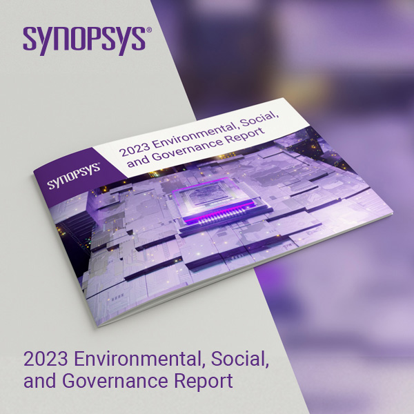 Synopsys's tweet photo. Synopsys technology is enabling innovations that shape a smarter world, and we are simultaneously committed to creating a Smart Future through our #ESG strategy.♻️  Our newly released 2023 report highlights our progress and ambitions: https://t.co/zUn43MfbPl https://t.co/SXfTRrzm49