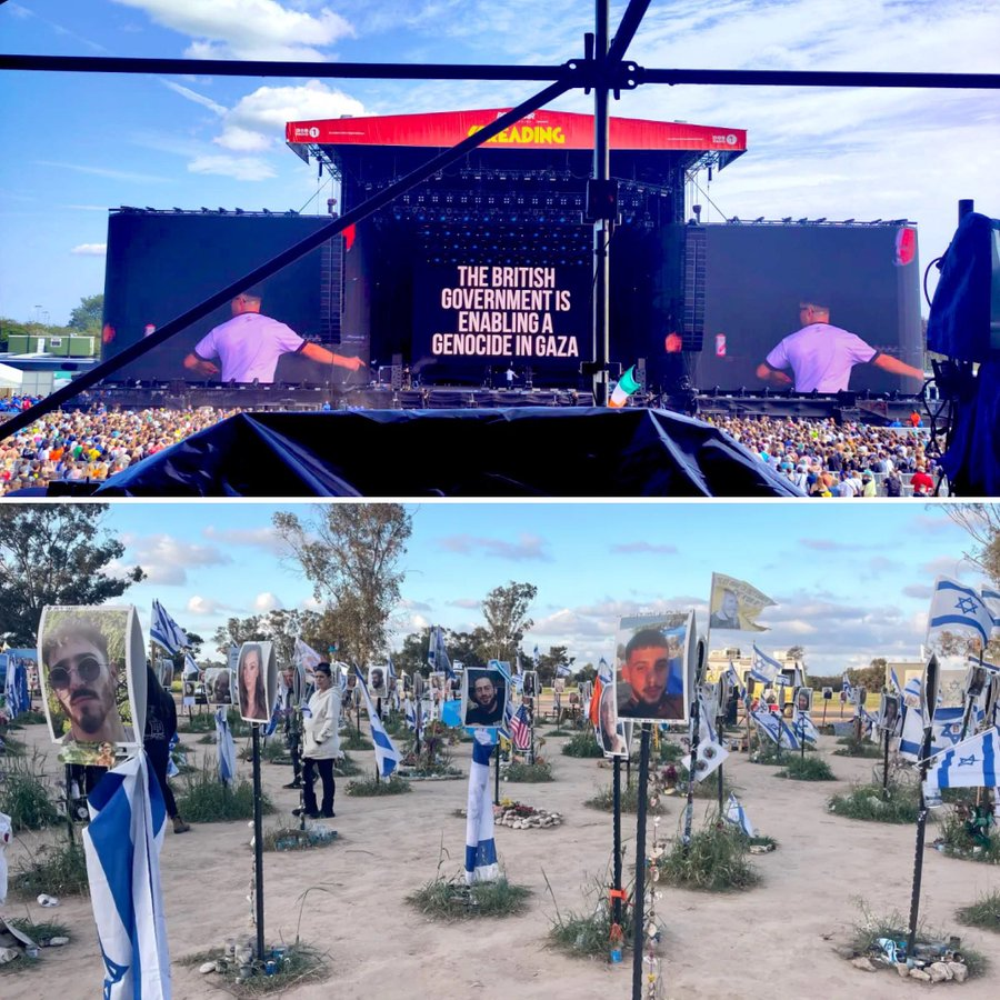 Reading Festival vs Nova Festival.........some people really have no sense of irony....🙏