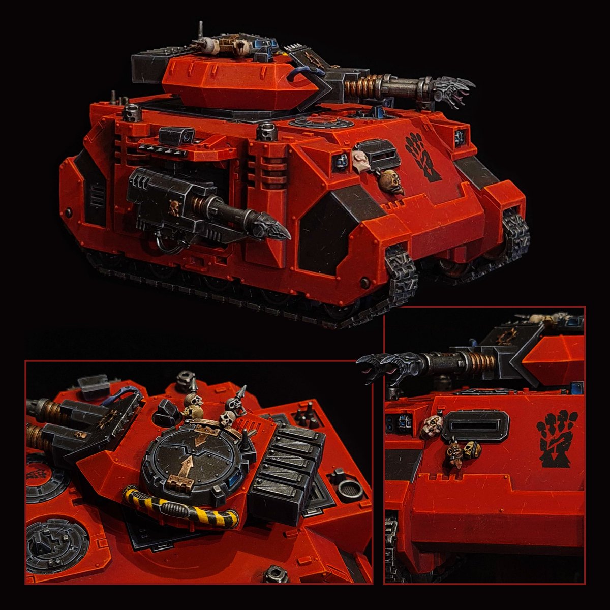 "Chaos was the law of nature; Order was the dream of man."

Predator Annihilator for my Red Corsairs. Really enjoyed working on it.

#Warhammer40k #WarhammerCommunity #miniaturepainting