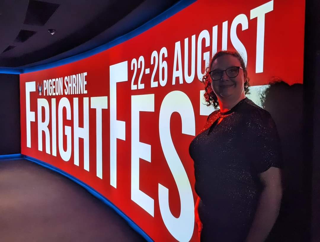 Thank you so much <a href="/FrightFest/">FrightFest</a> for hosting our London Premiere of Unravelling and thank you to everyone who helped us make the film and backed it. We are over the 🌙 📽️ So lovely to see our little film with a big story fly 🎉🎥 #FrightFest #London #CreativeScotland #MS