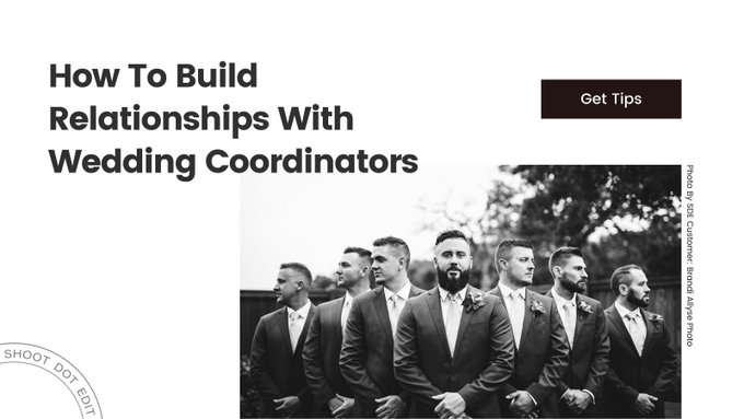 Read the blog to learn how to build strong relationships with wedding coordinators and unlock opportunities for referrals, networking, and inclusion on preferred vendor lists. 🤝💼

👉 shootdotedit.com/blogs/news/how…

#WeddingVendor #WeddingVendorsList #WeddingPhotography #ShootDotEdit