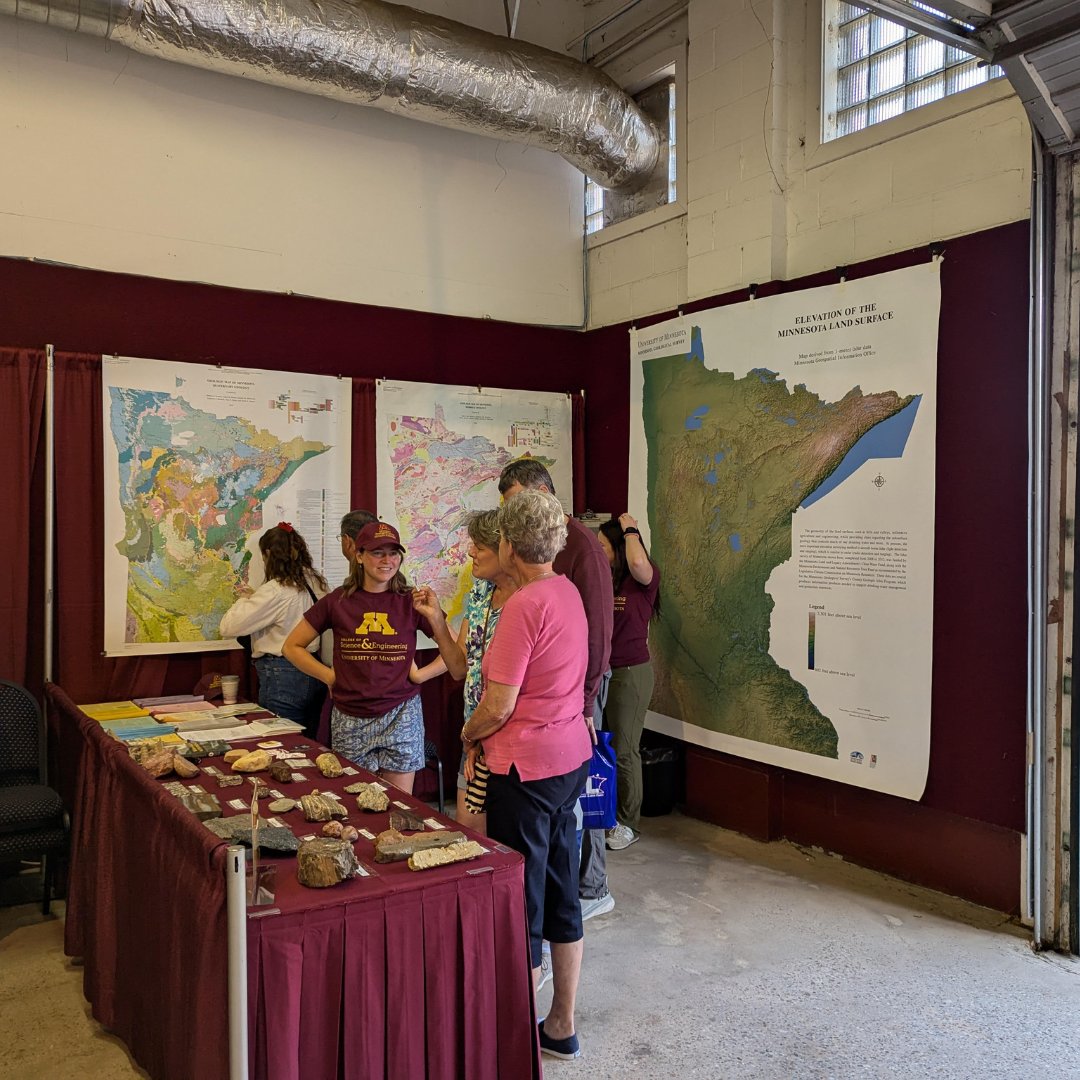 We had a great time at the #MinnesotaStateFair last week! Our rock samples were a hit. See you at the fair next year!