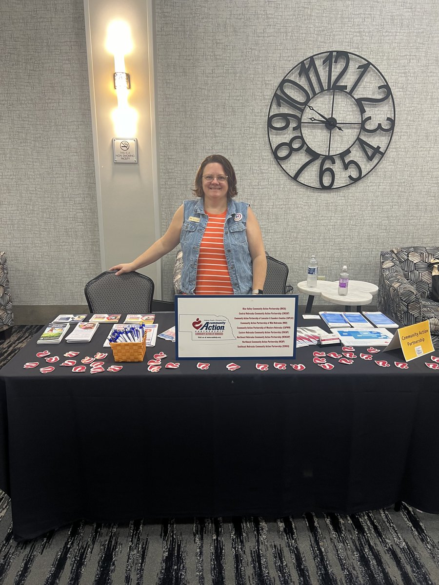 ActionNebraska's tweet photo. On Saturday, Executive Director @TinaRockenbach represented Community Action of Nebraska at the Nebraska CASA conference in Kearney. 

Community Action's advocacy efforts for our clients are elevated with powerful partnerships like this one. Thank you, CASA! https://t.co/zzCgC0Jicb