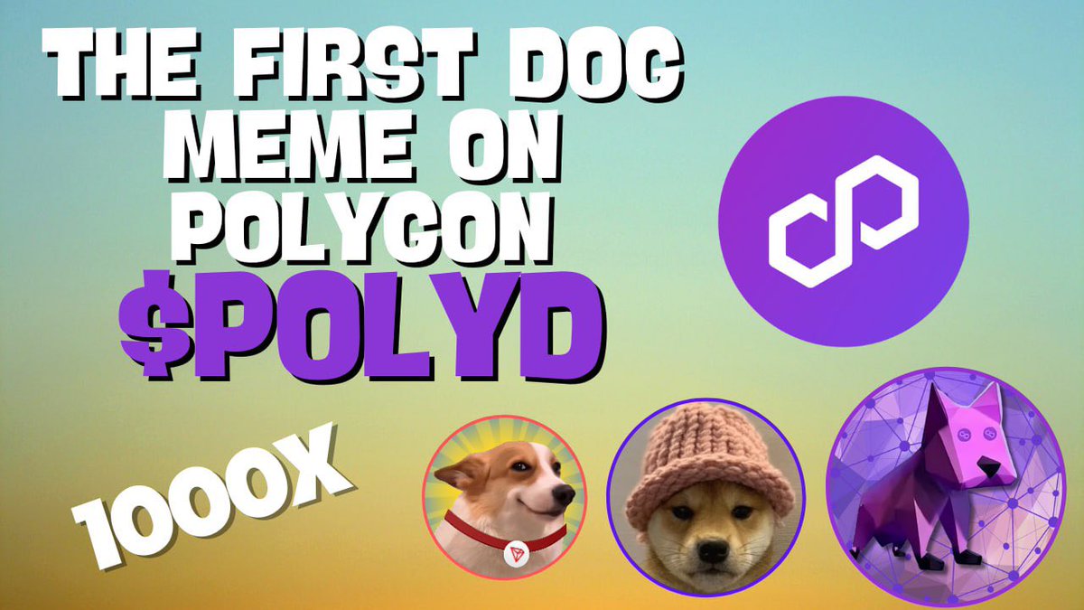 Bassiecaller's tweet photo. @Noahhweb3 For sure POLYDOG at polychain. 4 sept migration matic also. First dog on the chain, and you know the potential #POL #POLYD https://t.co/RzqSrjQQmR