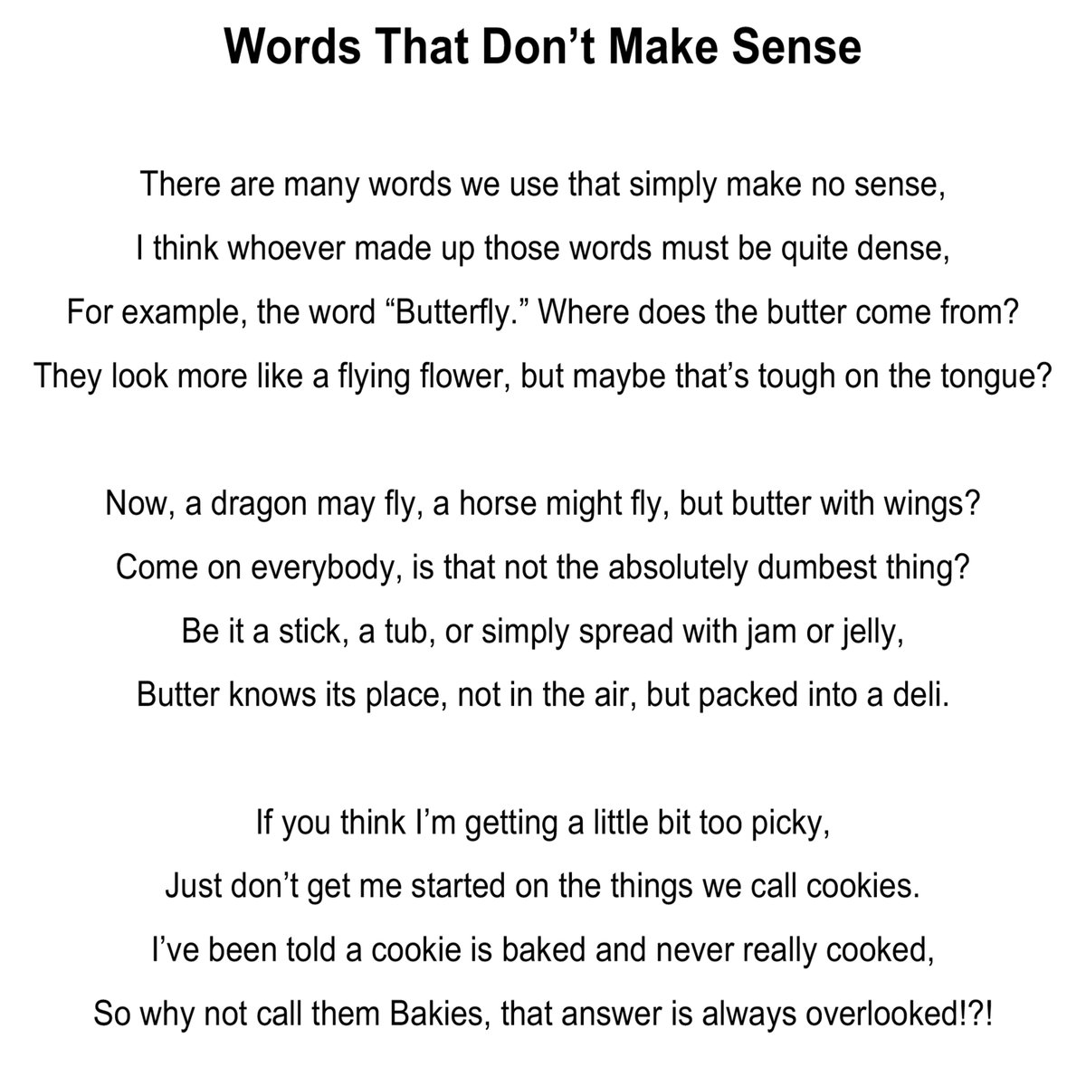 SarantosMelogia's tweet photo. Check out the new poem I wrote called “Words That Don’t Make Sense” released worldwide right now!
https://t.co/d3zDDXulBU
In Chicago, sometimes we make up words. And sometimes they make no sense.
#poem #poems #poemas #poema #poetry #poetrylover #indiepoem #newpoem #toppoems #bestpoem #poemsdaily #originalpoem #humidity #humiditysucks #humidityhair #humiditybreak #humiditydoesgreatthingstoyourhair #humiditykillsmyhair #humiditylifestyle #OneDirectionStyle #PartySong #TeenStress #FreshmanYear #HighSchoolStruggles #TeenageLife #Cliques #PimpleProblems #AwkwardTeens #FunSong #MusicVideo #NewSchool #TeenEmotions #Nostalgia #RelatableTeens #CollegeFreshman #TeenLife #Throwback #HighSchoolDays #14YearsOld #music #NewMusic #NewMusicAlert #NewMusicNow #newsong