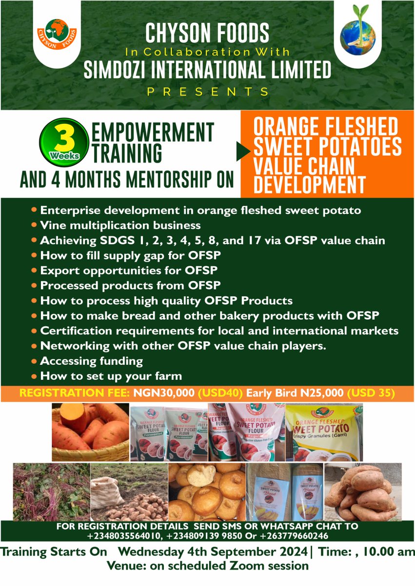 maphlixtrust's tweet image. Proud to announce our CEO FelixKamassah is a contributor to the #OFSP Value Chain Development training! Learn from the best &amp;amp; join the session until Aug 31st #Leadership  #KnowledgeSharing