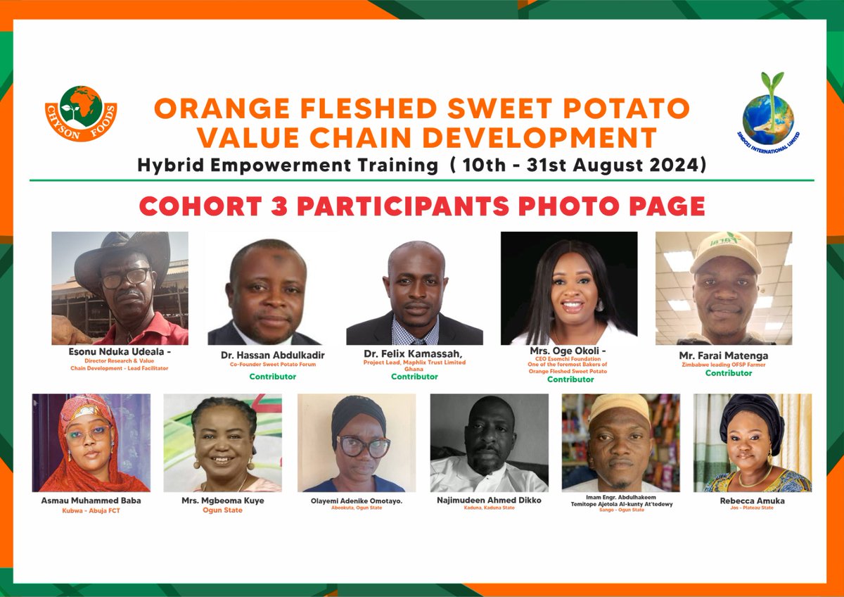 maphlixtrust's tweet image. Proud to announce our CEO FelixKamassah is a contributor to the #OFSP Value Chain Development training! Learn from the best &amp;amp; join the session until Aug 31st #Leadership  #KnowledgeSharing