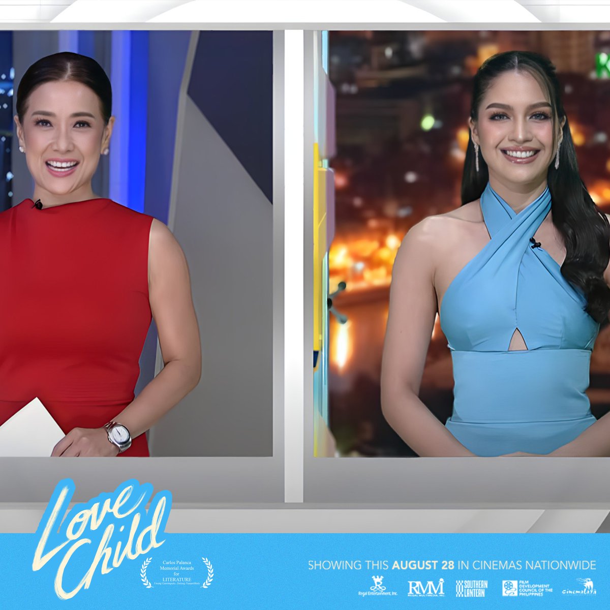 RegalFilms's tweet photo. Maraming salamat po sa pagtutok kay @itsJaneOineza sa #TVPatrol!

Huwag kalimutang  manood ng #LoveChild this Wednesday!
Starring Jane Oineza and RK Bagatsing
A film by Jonathan Jurilla
Produced by Regal Entertainment Inc. and Southern Lantern Studios

Premieres in PH CINEMAS this August 28 #LoveChild #RKBagatsing #JaneOineza