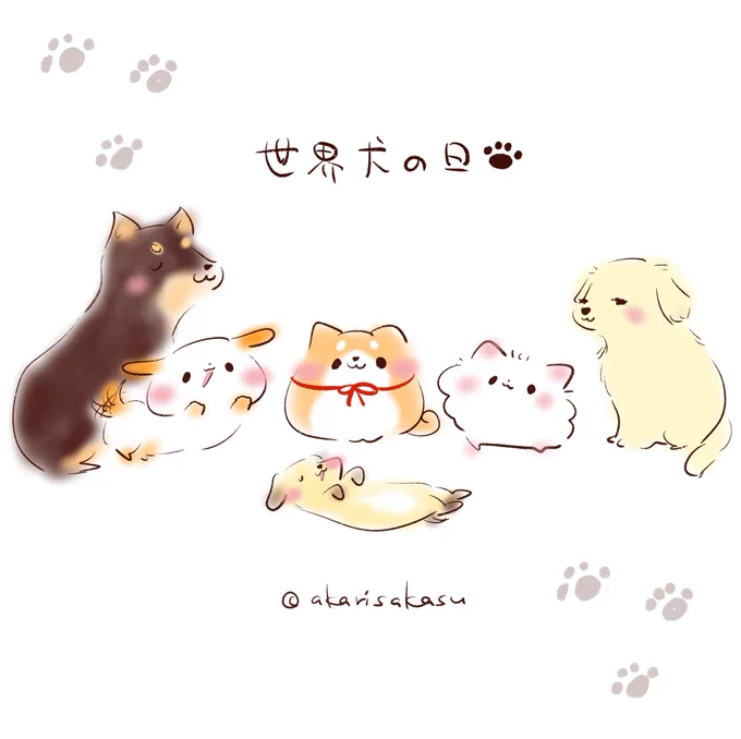 今日は、世界犬の日だそうです!