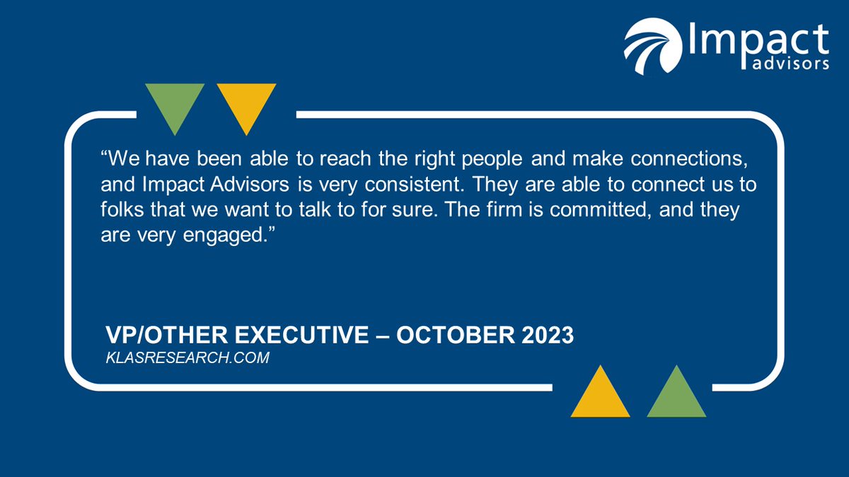 Impact Advisors tweet media