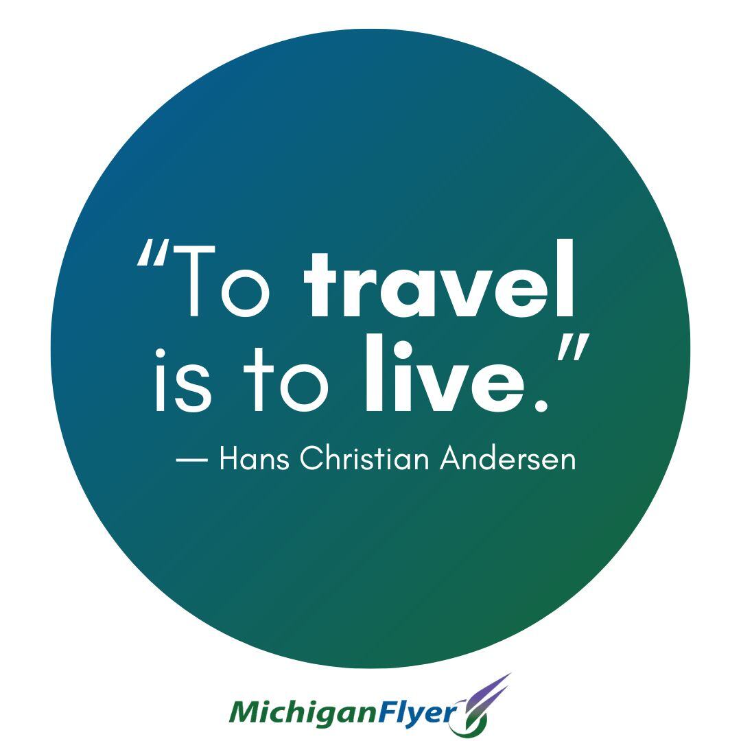 MichiganFlyer1's tweet image. Yes! To travel is to live! Michigan Flyer can be the first convenient leg of your next adventure. #StartYourAdventure #TravelWithEase #ExploreMichigan #ExploreTheWorld #AdventureAwaits #TravelLife #NextJourney #Wanderlust #TravelGoals #DiscoverMore 
hubs.ly/Q02JJvGB0