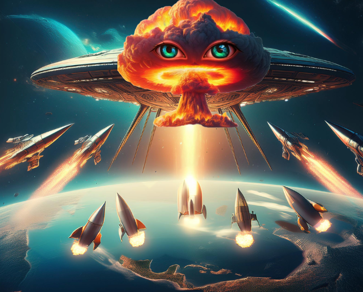 We believe that the only purpose of nuclear weapons is to protect against threats from space. $NUKESTOP