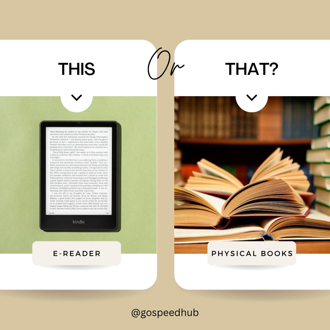 GoSpeedHub's tweet image. Which reading tool do you prefer to use?
Share your choice in the comments section below.
#ereader #ebooks #telegram #amazon #apple #iphone16 #amazonkindle #books #ElonMusk #ai #WPS #lulu #google #googlebooks #applebooks #update #Kindle #tech #technology #reddit #gospeedhub
