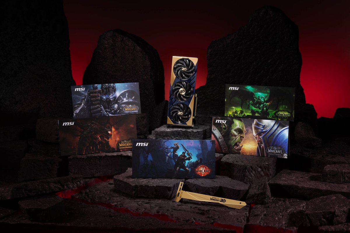 msifrance's tweet image. Ce banger sort dans moins d&apos;une heure !!!!  😱😱

(Si elle est rapidement sold out, tu pourras toujours tenter de la gagner en utilisant le #MSIxWorldofWarcraft sous nos posts)