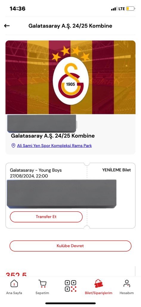 sametgmsky's tweet photo. @GalatasaraySK YB MAÇINA BİLET VARDIR GÜNEY ÜST TAM ORTA KOLTUK CİDDİ ALICILAR YAZSIN TAKIMIMIZI YALNIZ BIRAKMAYALIM 🦁❤️💛 https://t.co/KfMnysUlSi