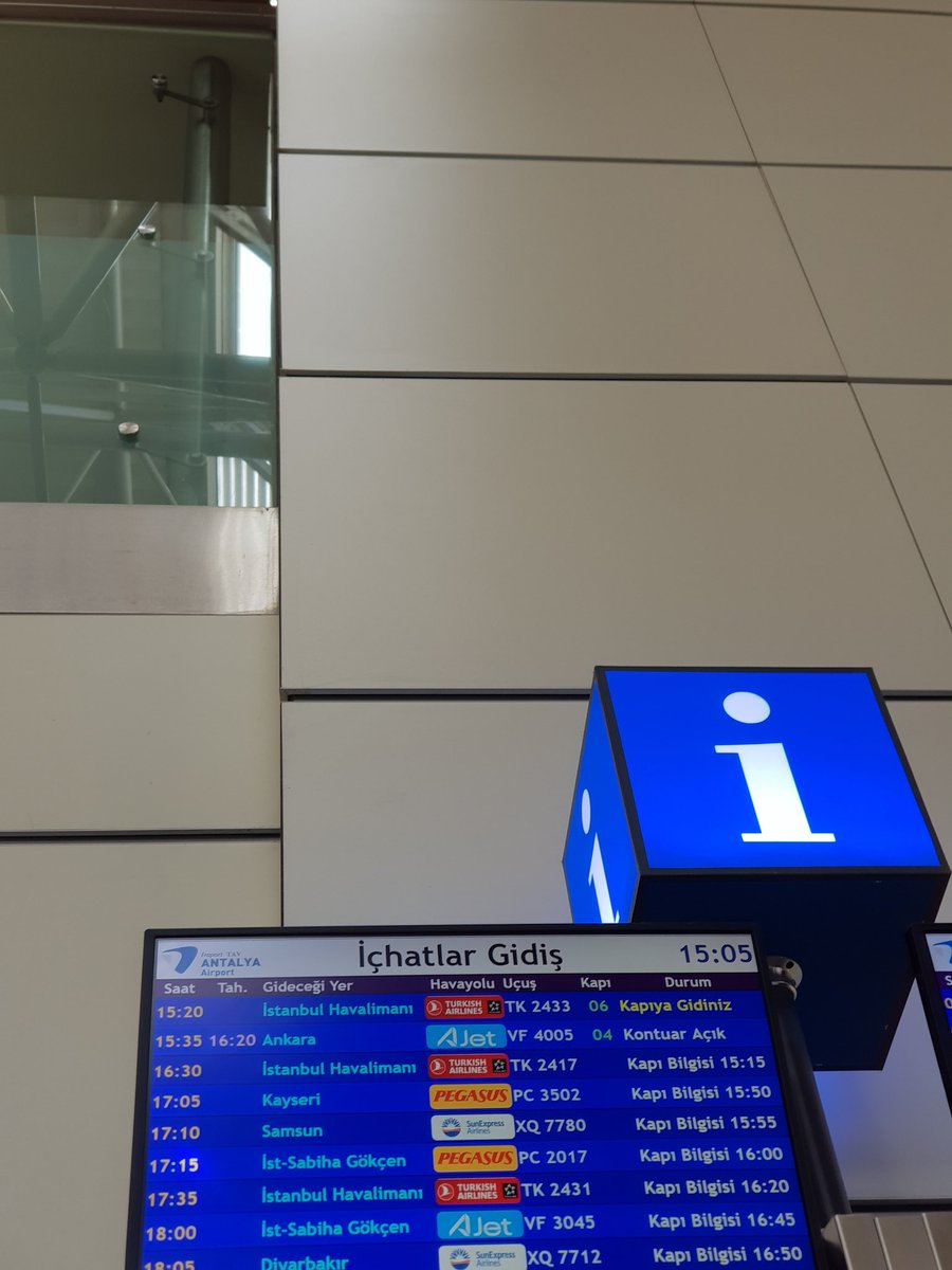 Bu uçağın yetişmeyeceği uçuşa 30 dk kalınca mı belli oldu? Müşterilerinizi biraz insan yerine koyup önceden SMS ile bilgilendirmek gibi bir ahlaki iş modeliniz neden olmaz? <a href="/AJ_Destek/">AJet Destek</a> @tssdestek  <a href="/TurkishAirlines/">Turkish Airlines</a>