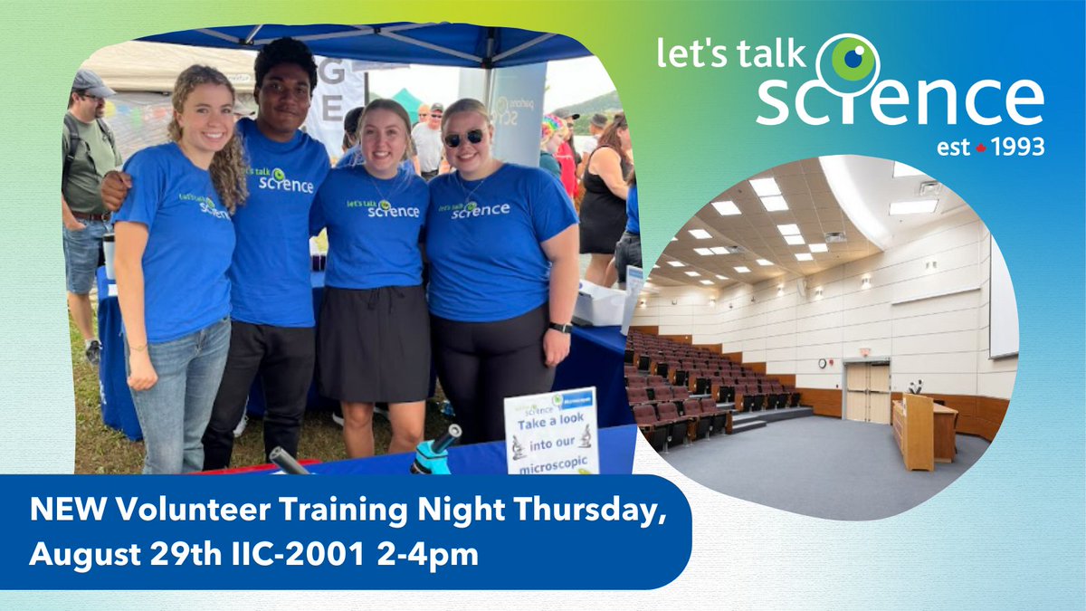 Let's Talk Science MUN, St. John's (@lts_mun) on Twitter photo Hey <a href="/MUN_Students/">Memorial U Students</a>! Interested in becoming a volunteer with Let's Talk Science? Join us in the Bruneau Centre on Thurs, Aug 29 from 2-4pm for a 2-hr training session. Bring a laptop to participate. Register here: forms.gle/fDo5SBskhZKMKz⦠<a href="/MemorialUSci/">Faculty of Science, Memorial University</a> <a href="/MUN_Engineering/">Memorial Engineering</a> <a href="/gradstudies/">GradStudies@MUN</a> Hey <a href="/MUN_Students/">Memorial U Students</a>! Interested in becoming a volunteer with Let's Talk Science? Join us in the Bruneau Centre on Thurs, Aug 29 from 2-4pm for a 2-hr training session. Bring a laptop to participate. Register here: forms.gle/fDo5SBskhZKMKz⦠<a href="/MemorialUSci/">Faculty of Science, Memorial University</a> <a href="/MUN_Engineering/">Memorial Engineering</a> <a href="/gradstudies/">GradStudies@MUN</a>