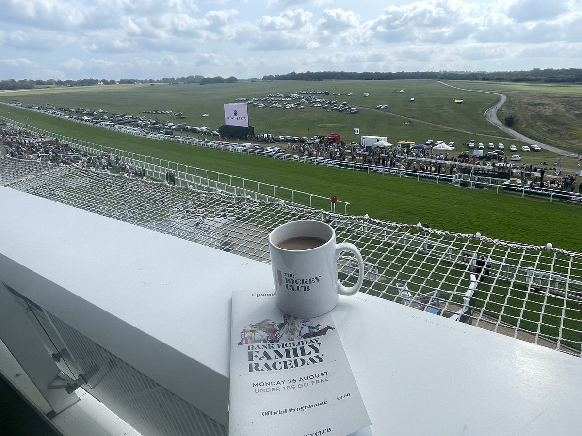 Looking forward to another great day <a href="/EpsomRacecourse/">Epsom Downs Racecourse</a>
