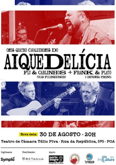 Fabioschaffner's tweet photo. Que semana teremos hein, com disco novo do Nick Cave, volta do Oasis, Talking Heads no cinema e, em Porto Alegre, shows de Flu &amp; Carlinhos Carneiro e Frank Jorge &amp; Plato Dvorak numa sessão dupla já histórica no Teatro Túlio Piva. https://t.co/KlUTQLalfX