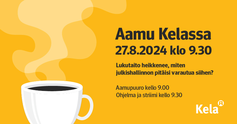 KelaFpa's tweet photo. Julkishallinnossa on jo pitkään panostettu selkeään kieleen, mutta riittääkö se? Millaisia palvelujen, tekstien ja kielenkäytön pitäisi olla, jotta ne olisivat jatkossakin asiakkaille ymmärrettäviä?
Tule huomenna kuulolle klo 9.30! 👇
https://t.co/2BbvMm8n0E
#AamuKelassa https://t.co/TAtIICe1mI