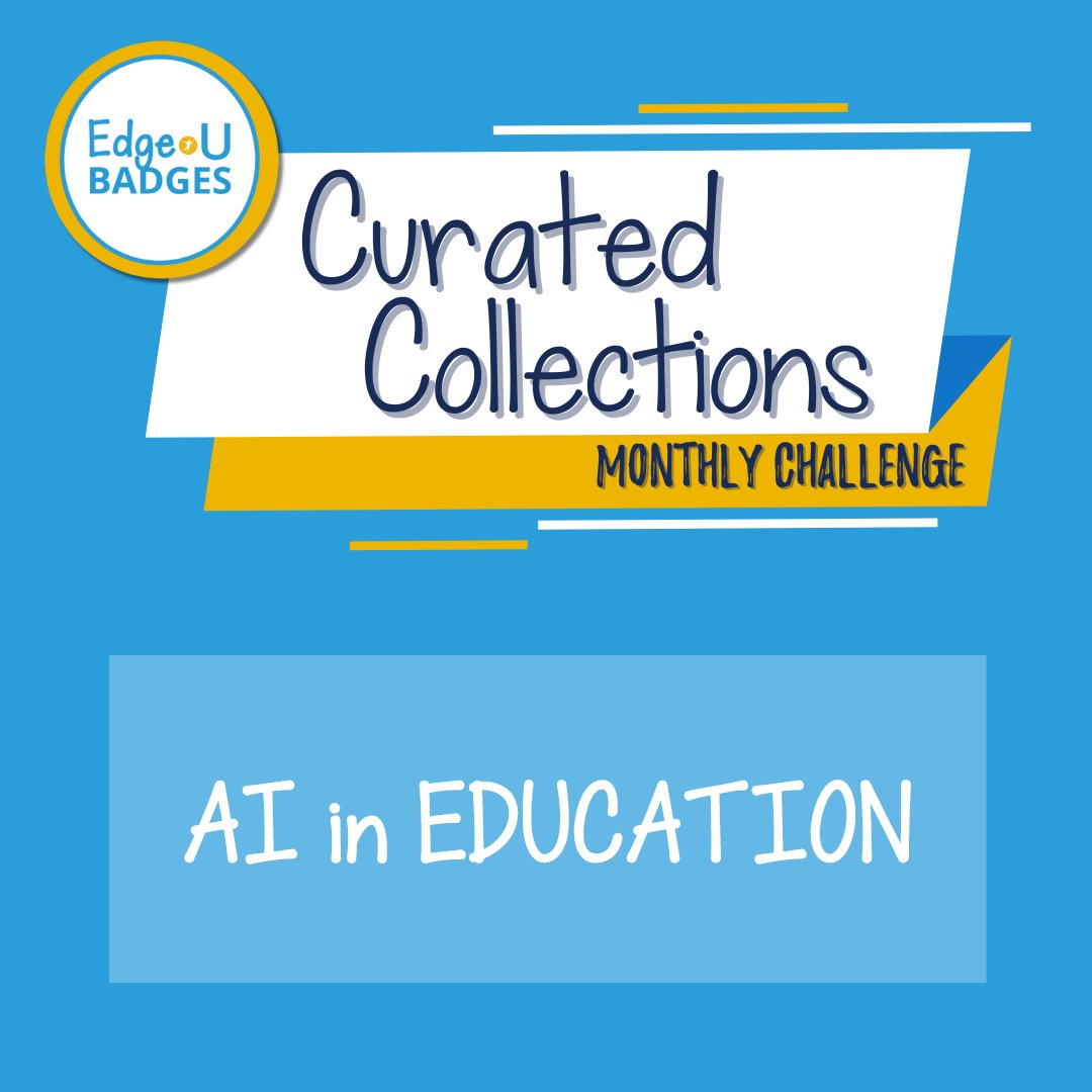 EdgeUBadges's tweet photo. MONTHLY Challenges are BAAAAAACK!

These badges will help you unleash the power of AI in the classroom. 

Complete any ONE badge in the AI in Education collection and earn ONE entry into the prize drawing in May 2025!

https://t.co/0P1I6E9ZzT
#PDonDemand #eduguardians https://t.co/G95filJV5P