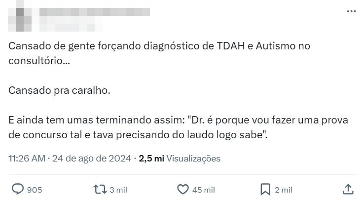 tiofaso's tweet image. Existe gente que tenta forçar um diagnóstico que não tem? Sim, mas não se pode deslegitimar a busca e quem é de fato um autista.

A última coisa que a gente quer é vantagem - queremos entender pq tivemos problema a vida toda e se dá para ter mais qualidade de vida. +