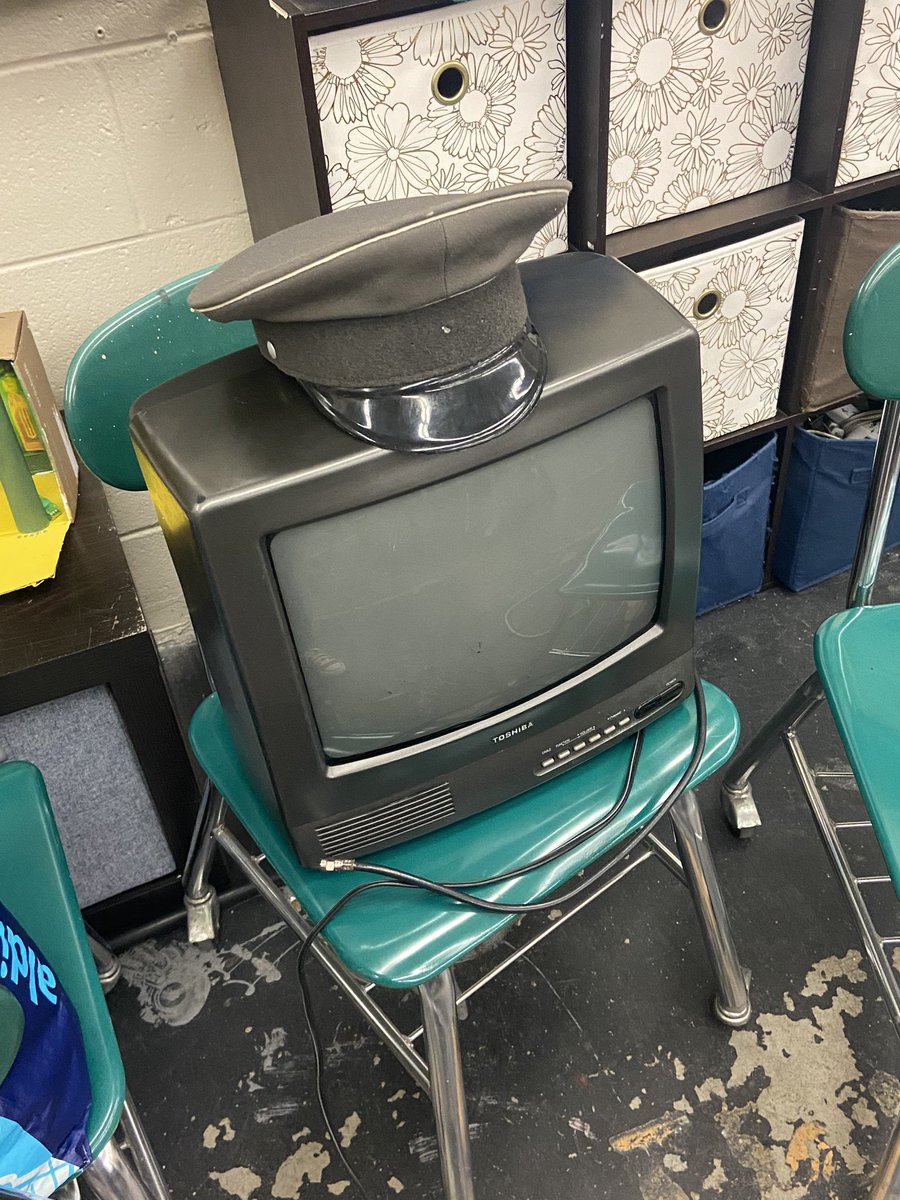 gogrease78's tweet photo. look at this TV i named him phineas https://t.co/qlfh6btL2k