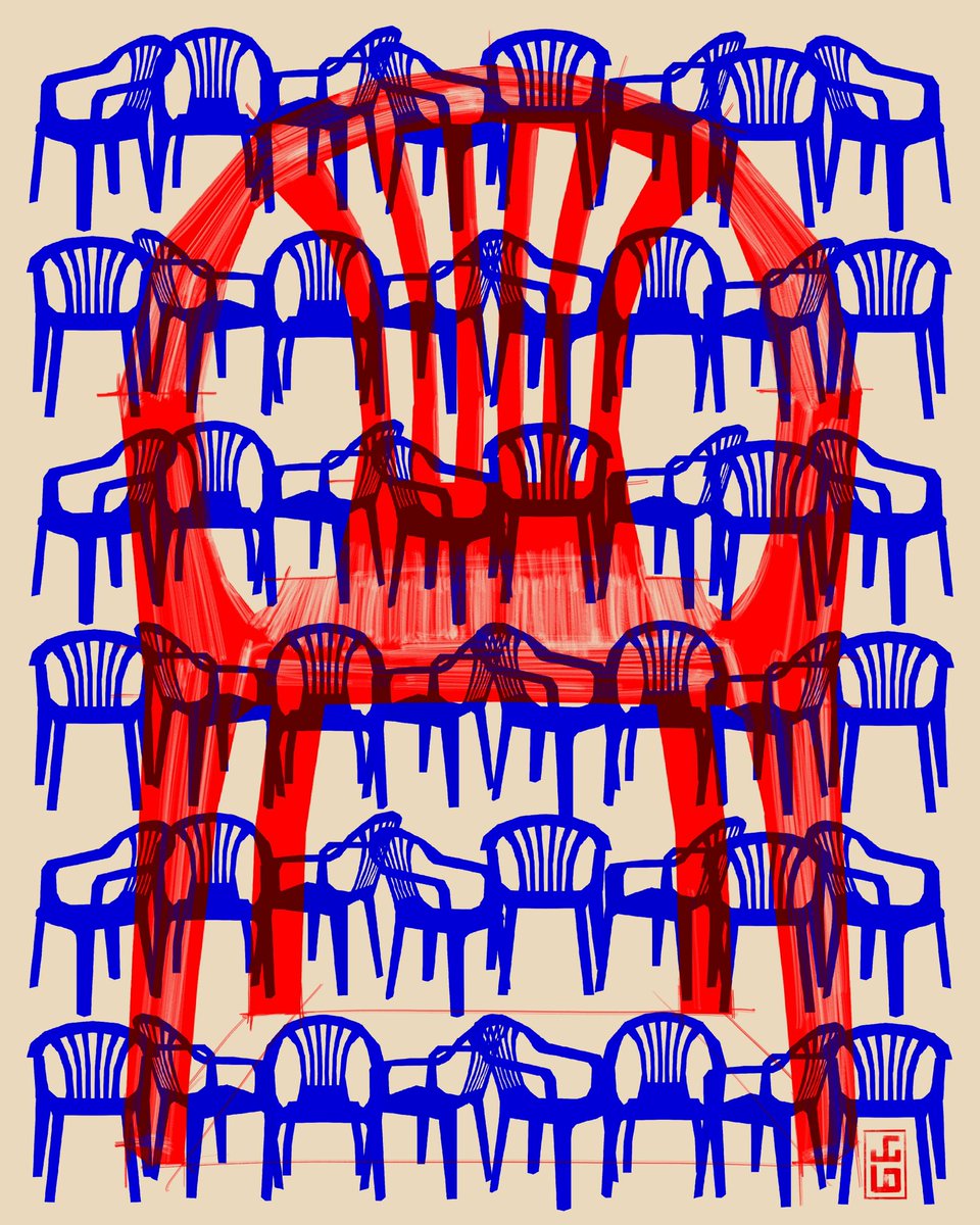 jcdelic's tweet image. so much love for monobloc chairs ❤️‍🔥