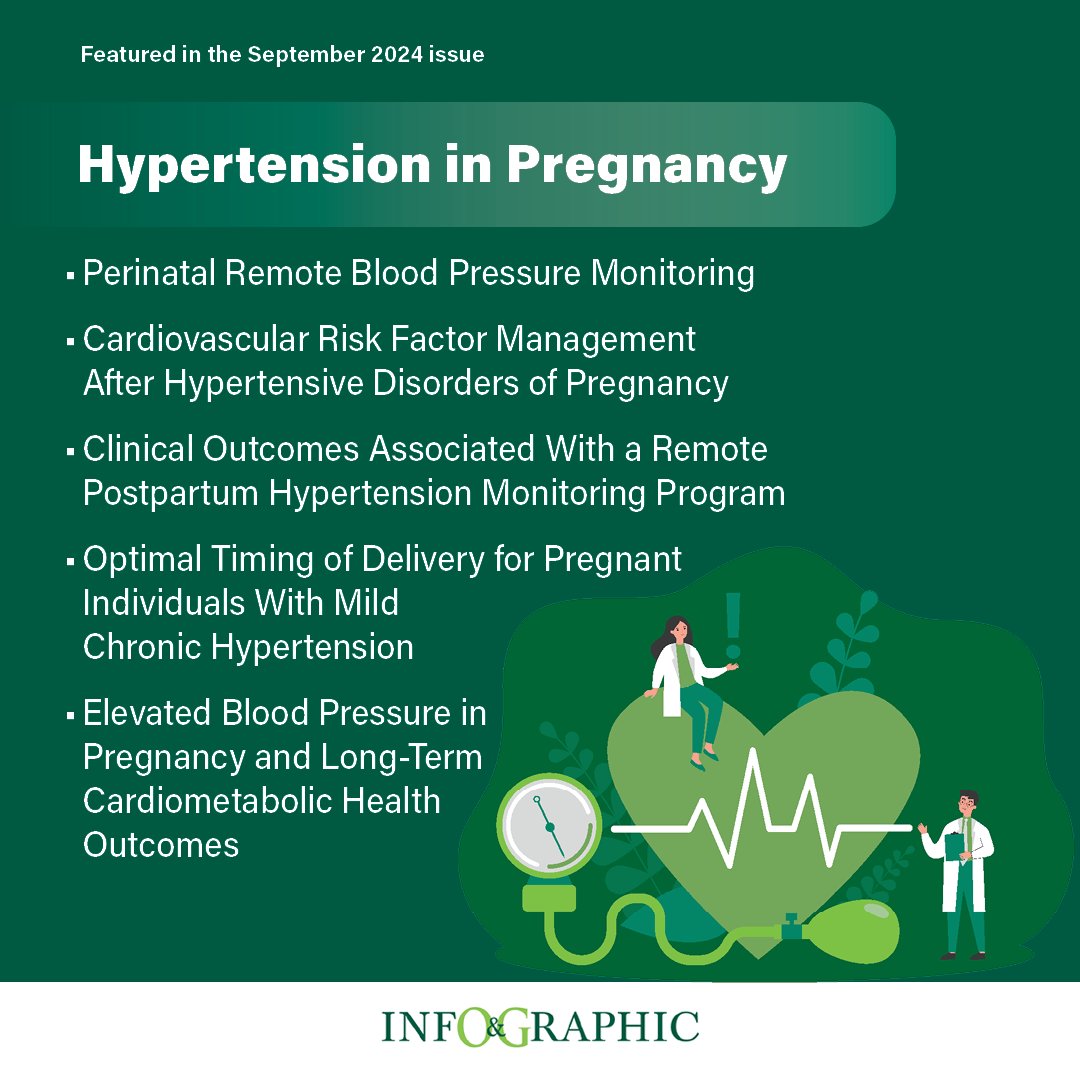 This month's issue features a collection of research and reviews on hypertension in pregnancy. Check out the full issue at: ow.ly/61qg50SZfKL