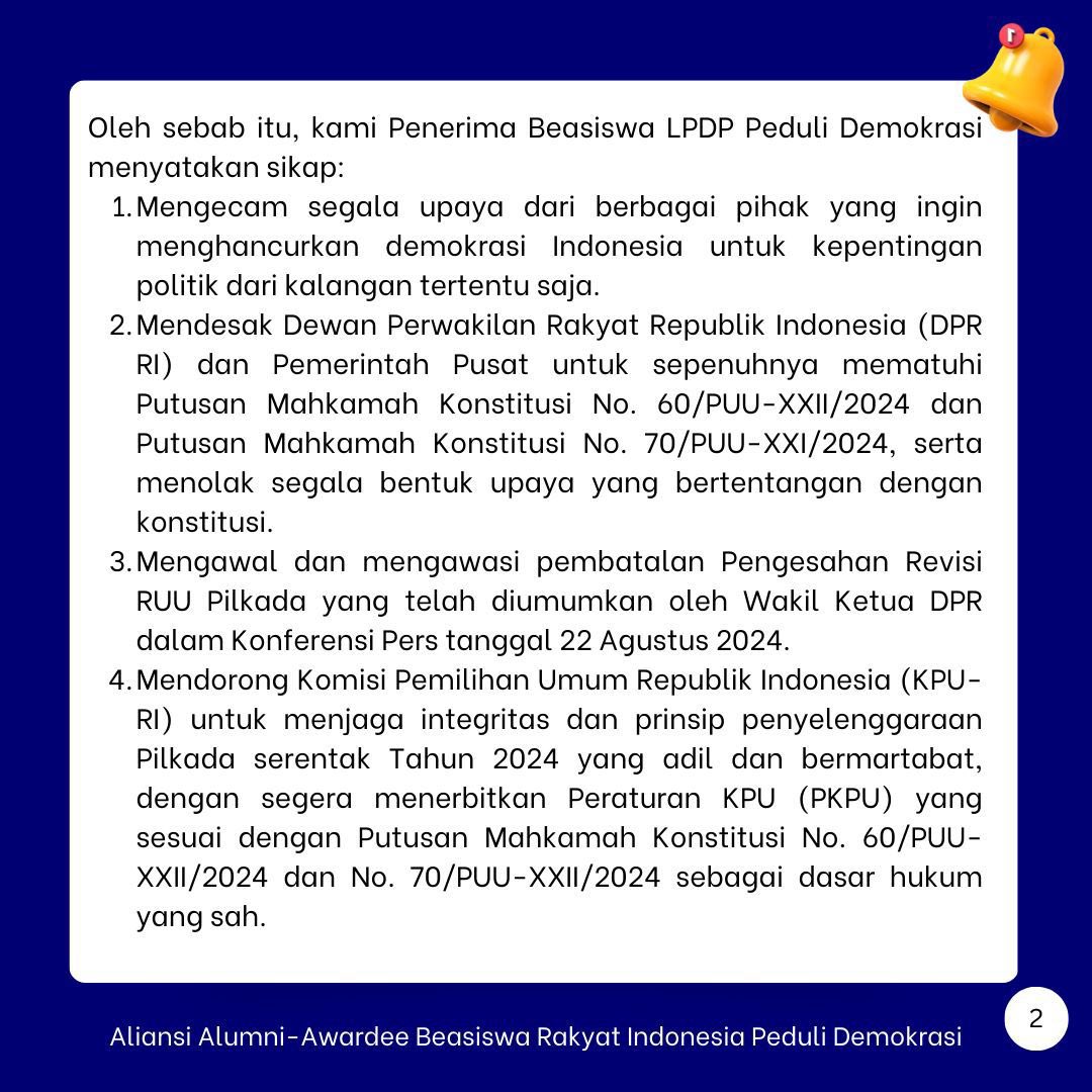 MSMujab22's tweet photo. Aliansi Mahasiswa dan penerima beasiswa rakyat secara kolektif juga bersuara.

Izin share sikapnya, sbb: https://t.co/UklIIQzUwZ