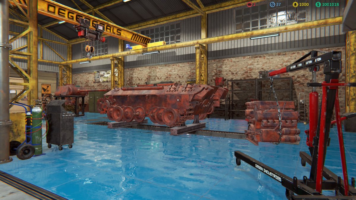 DigitalGranjero's tweet photo. 1ª fase de la restauración del V Panther Ausf. A
#PS4Share #TankMechanicSimulator @PlayStationES https://t.co/tk419eaB3k