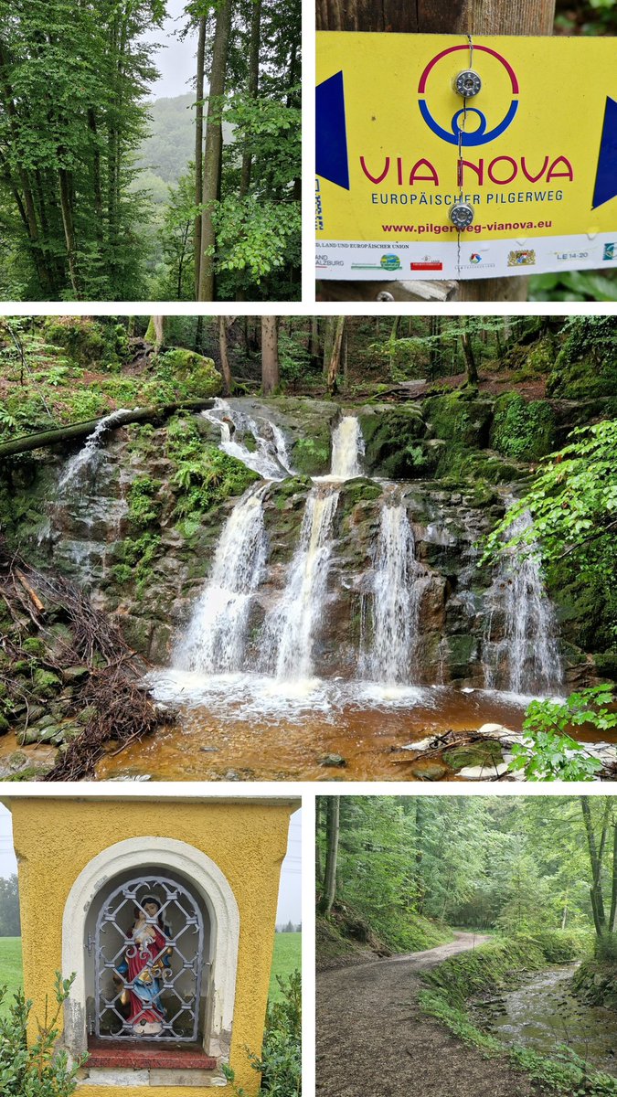 Over de Via Nova, een Europese wandelroute die oude bedevaartsoorden verbindt, langs de Wildkarr Wasserfall - Seeham bij Salzburg. @WolfsWandelplan <a href="/ElisaGoudriaan/">Elisa Goudriaan</a> <a href="/AadvanTongeren/">Aad van Tongeren</a>