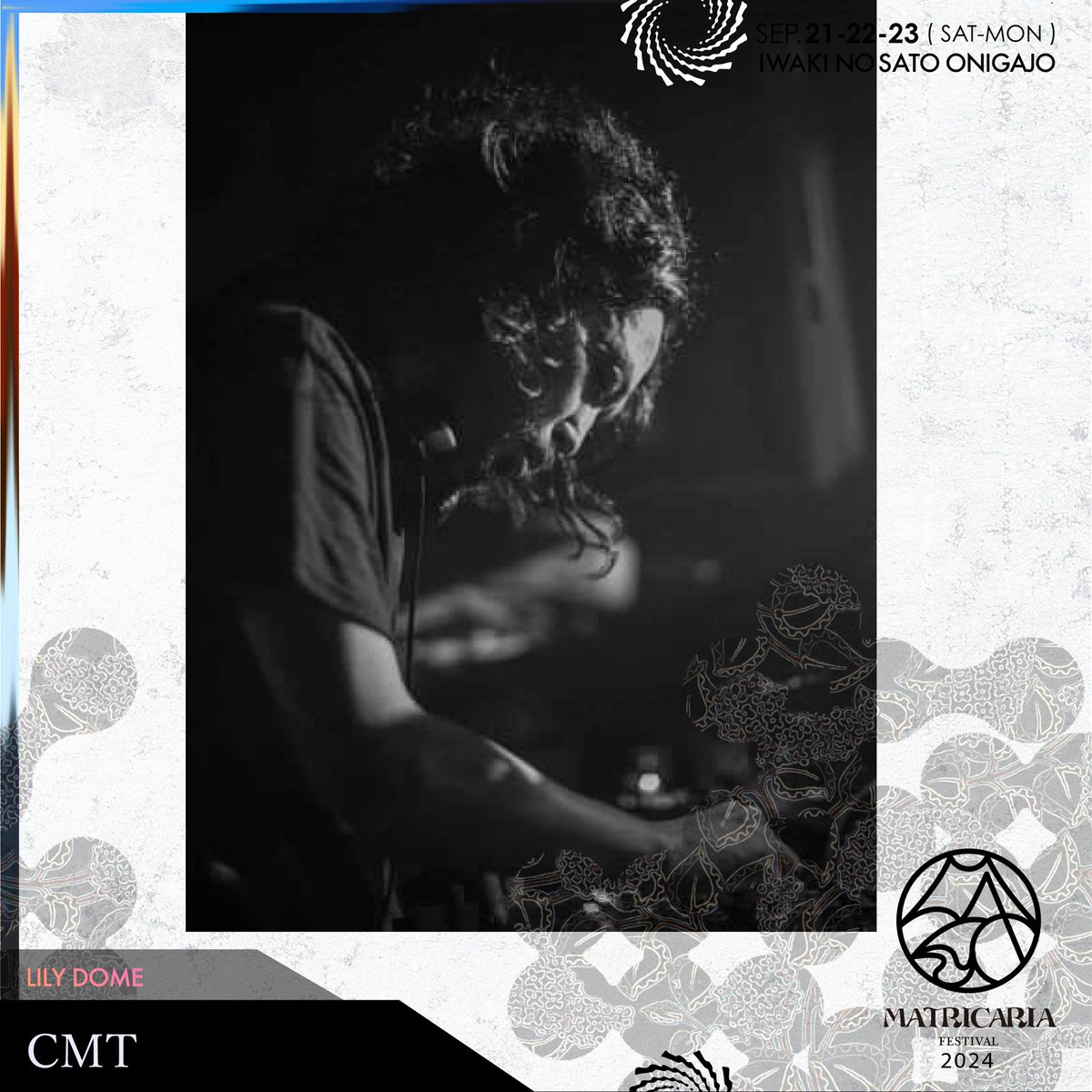 matricaria_lab's tweet image. 室内ステージLILY DOMEに登場するエネルギッシュなアーティストたちを紹介します。

-LILY DOME①-

【Yamarchy】#Leftfield #Acid #House…