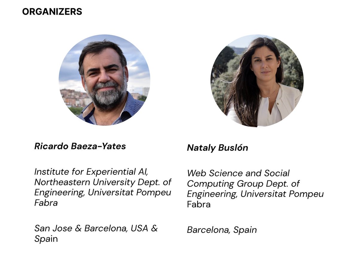 BuslonNataly's tweet photo. Excited to announce the #ResponsibleAIDay at #KDD2024 @TheOfficialACM ⚡️Join us to discuss AI ethics, transparency, fairness, and accountability! Co-organized by @PolarBearby & @BuslonNataly
➡️Check out the program: https://t.co/HqiPNG6DYT https://t.co/AmbMP4vEba