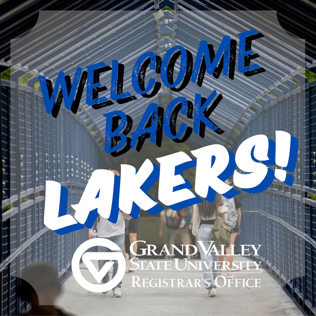 Welcome back, Lakers! We missed you so much!

Need help with your schedule? Need a new student ID? Just have a general question? Stop by the Records and Registration Office for assistance😊

#GVSU #GVReg #LakerForLife #LakerForALifetime