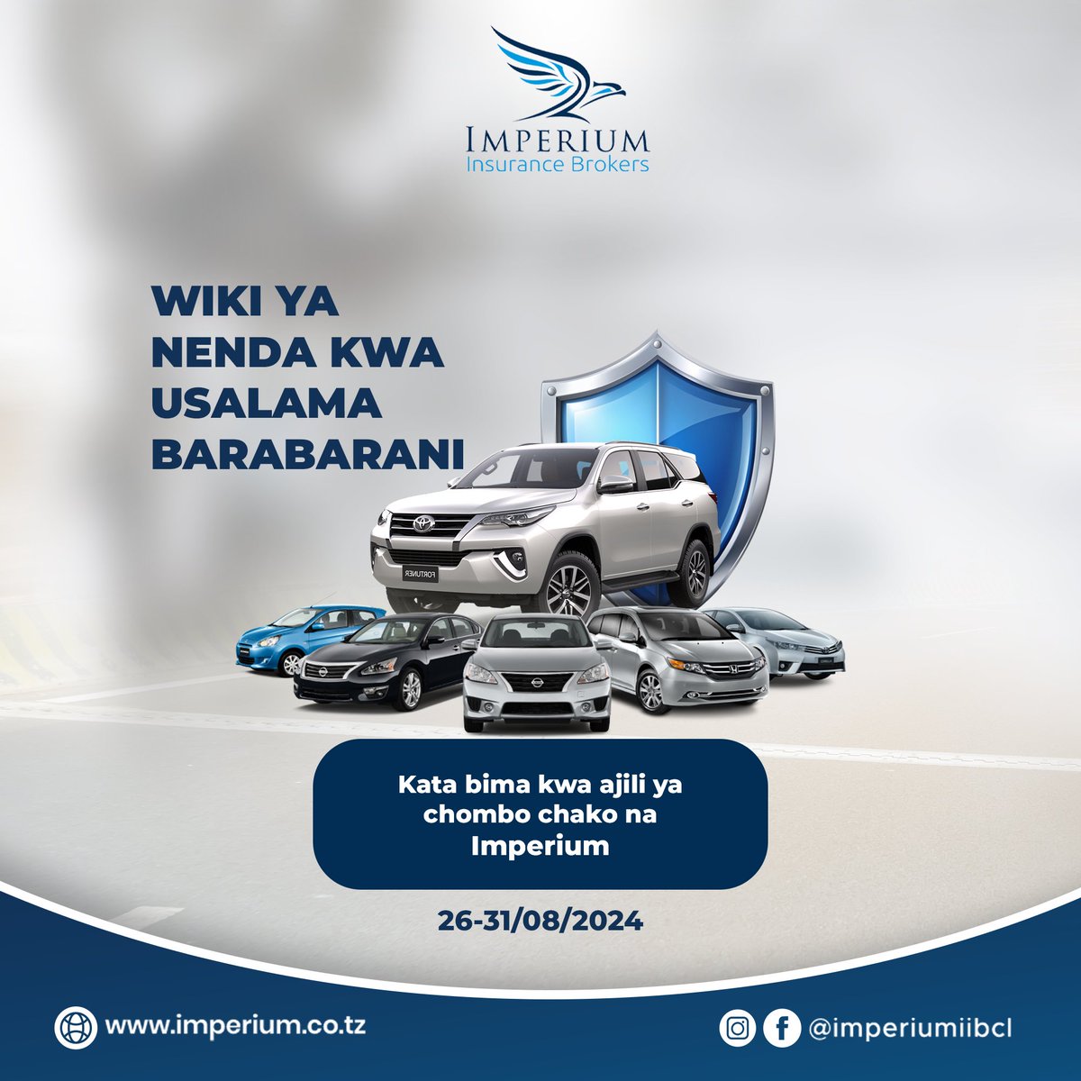 ImperiumIBCL's tweet photo. We got the best, just for you.
Reach us at, Mobile: +255 765 111 225 or Email: info@imperium.co.tz

#imperiuminsurancebrokers
#sisindobima
#bima
#nendakwausalama
#insurance
#tanzania https://t.co/QqYfzocHR2