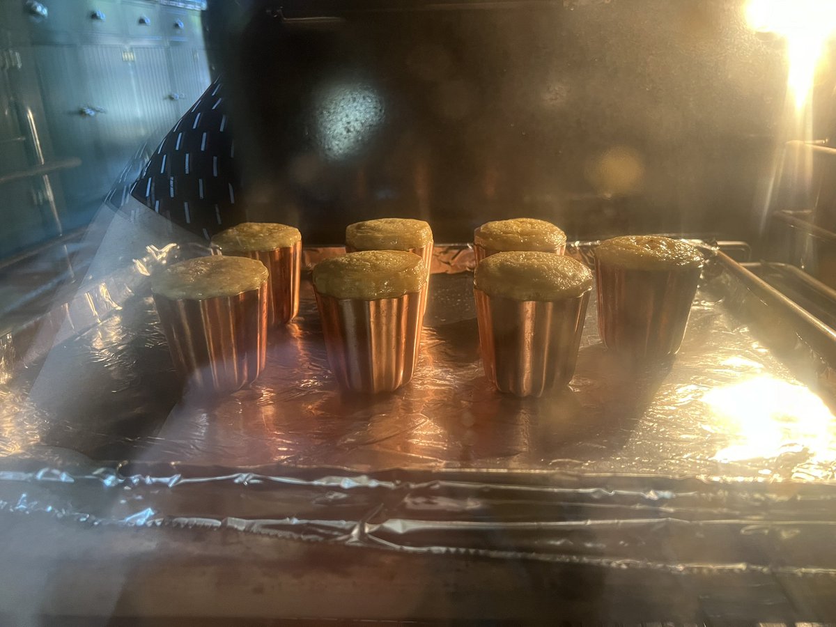 After several (numerous) failures this weekend, I'm proud to say that I was able to make canneles (or caneles)! 

(I forgot to take pictures of the end result.)

#homemade #baking #pastry