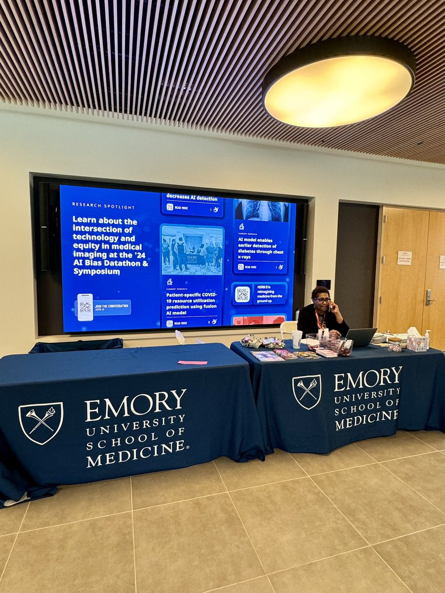 Janice Newsome MD FSIR (@angiowoman) on Twitter photo The #EmoryBiasInAI Datathon has officially wrapped up! A huge congratulations to all participants for their incredible work tackling this important topic. Your innovative solutions and dedication to fairness in technology are truly inspiring. <a href="/hiti_lab/">HITI Lab</a> <a href="/judywawira/">Judy Gichoya</a> <a href="/HariTrivediMD/">Hari Trivedi</a> The #EmoryBiasInAI Datathon has officially wrapped up! A huge congratulations to all participants for their incredible work tackling this important topic. Your innovative solutions and dedication to fairness in technology are truly inspiring. <a href="/hiti_lab/">HITI Lab</a> <a href="/judywawira/">Judy Gichoya</a> <a href="/HariTrivediMD/">Hari Trivedi</a>