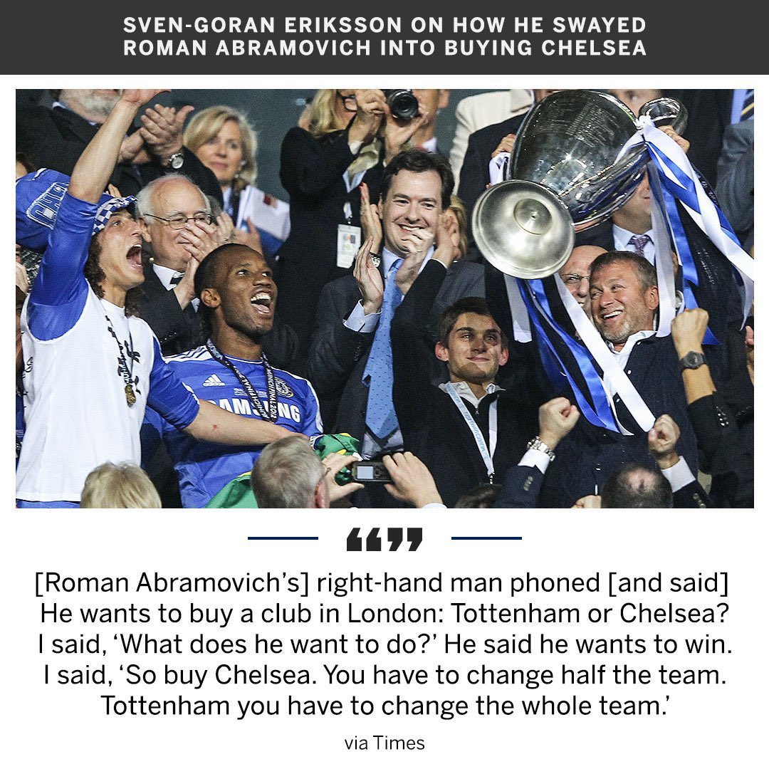 ChelsTransfer's tweet photo. Thank you, Sven.

From @ChelseaFC fans around the world. https://t.co/BLPcddeHwA