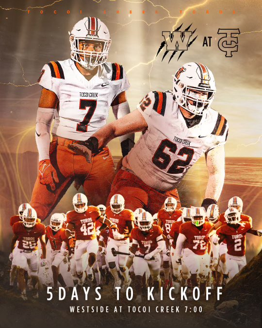 Tocoi Creek Football (@tchstorosfb) on Twitter photo Rolling right into week 2! We are back at home! Let’s go Toros! 🏈🤘🏽 #hornsup <a href="/ZachHarbison/">Zach Harbison</a> <a href="/KevinJDoelling/">Coach Kev</a> <a href="/coachturpen/">Mike Turpen</a> <a href="/_CoachRRay/">Ronnell Ray</a> <a href="/Will_England56/">Will England</a> <a href="/AlexAda57601173/">Alex Adams</a> <a href="/CoachGalella/">Mark Galella (Coach G)</a> <a href="/powell1775/">aaron powell</a> <a href="/coryfelton/">Cory Felton_Under_Scouted</a> Rolling right into week 2! We are back at home! Let’s go Toros! 🏈🤘🏽 #hornsup <a href="/ZachHarbison/">Zach Harbison</a> <a href="/KevinJDoelling/">Coach Kev</a> <a href="/coachturpen/">Mike Turpen</a> <a href="/_CoachRRay/">Ronnell Ray</a> <a href="/Will_England56/">Will England</a> <a href="/AlexAda57601173/">Alex Adams</a> <a href="/CoachGalella/">Mark Galella (Coach G)</a> <a href="/powell1775/">aaron powell</a> <a href="/coryfelton/">Cory Felton_Under_Scouted</a>