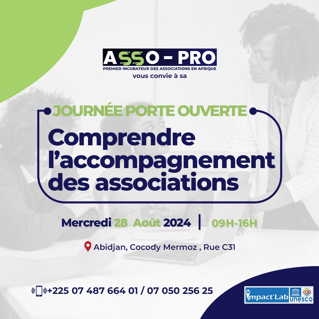 impactlab_cilis's tweet photo. Bonjour chers leaders d'association,
https://t.co/4MYaNSS8it https://t.co/US9Wrjr7up