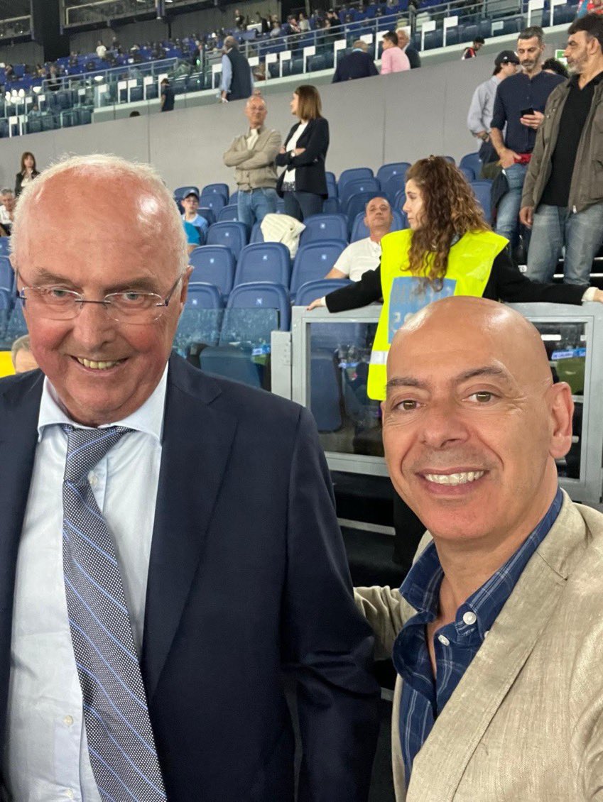 Grazie di tutto Mister Sven, è stato un onore! RIP 🙏🏻🤍🩵🦅