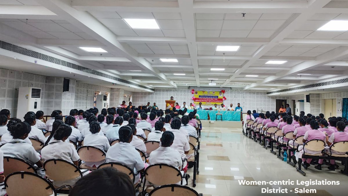 SocialWelfaretn's tweet photo. 100-DAYS AWARENESS PROGRAM
Women-centric legislations week.

Conducted between July 22- July 26 at #Perambalur #Salem

#SANKALPNariShakti
#SANKALPMissionShakti https://t.co/uO3Hln6GRD