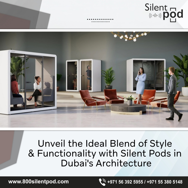 800silentPod's tweet photo. 🔍Seeking to blend style & function in your #workspace?
Silent Pods provide a #sleek, functional solution tailored to Dubai's #modernarchitecture.
🔹#StylishIntegration
🔹Efficient Use of Space
🔹Customizable Options
🔹#EnhancedPrivacy
Dial📞+971 56 392 5955
#MutePods #Dubai https://t.co/NttJgm306r