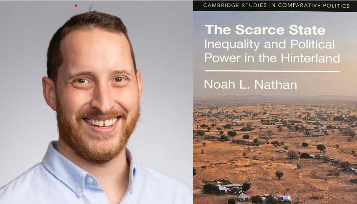 MITPoliticalScience (@mitpolisci) on Twitter photo Professor Noah L. Nathan's book The Scarce State: Inequality and Political Power in the Hinterland is co-winner of the 2024 American Political Science Association William Riker Award for Best Book in Political Economy! polisci.mit.edu/news/2024/prof……
<a href="/noahlnathan/">Noah Nathan</a>
<a href="/MIT_SHASS/">MIT School of Humanities, Arts and Social Sciences</a>
<a href="/MIT_CIS/">MIT Center for International Studies</a> Professor Noah L. Nathan's book The Scarce State: Inequality and Political Power in the Hinterland is co-winner of the 2024 American Political Science Association William Riker Award for Best Book in Political Economy! polisci.mit.edu/news/2024/prof……
<a href="/noahlnathan/">Noah Nathan</a>
<a href="/MIT_SHASS/">MIT School of Humanities, Arts and Social Sciences</a>
<a href="/MIT_CIS/">MIT Center for International Studies</a>