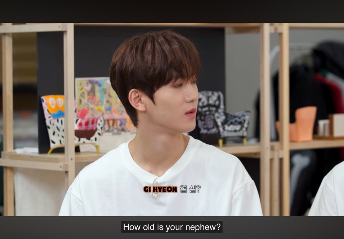 on1yblbs's tweet photo. Gihyeon having his nephew as his no.1 fan is so cute #NouerA #ENDAND_TALK https://t.co/zSNK1c2ath