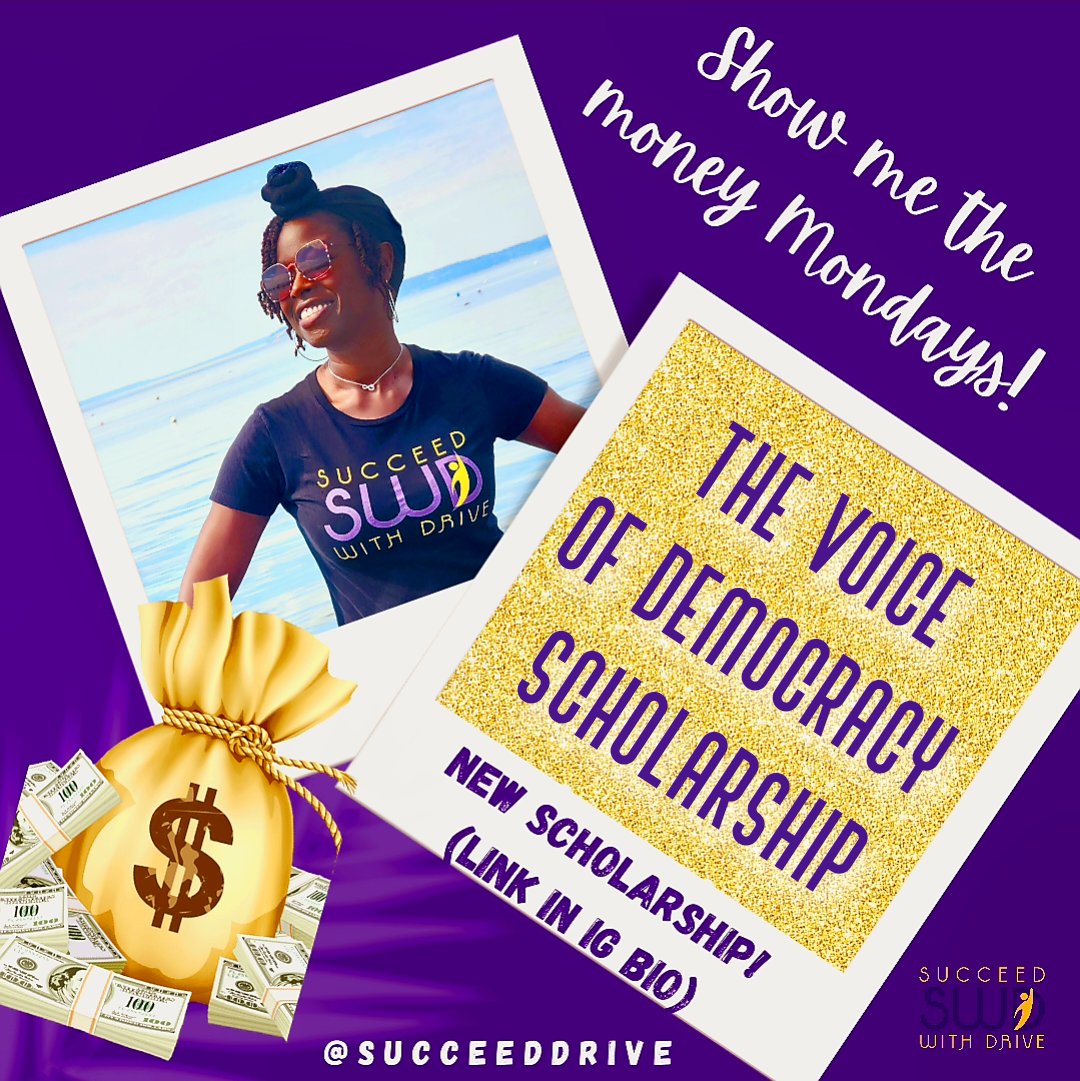 Show me the money Mondays!! 💵
It's time to get ready for this one! ⬇️
The Voice of Democracy #scholarship offers awards up to $33K to democracy-loving HS students in grades 9 - 12. Due 10/31 No excuses!
vfw.org/community/yout…